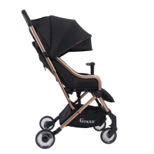 Faltbarer Zwillings-Doppelkinderwagen Kinder Jogger Reise-Kinderwagen Schwarz